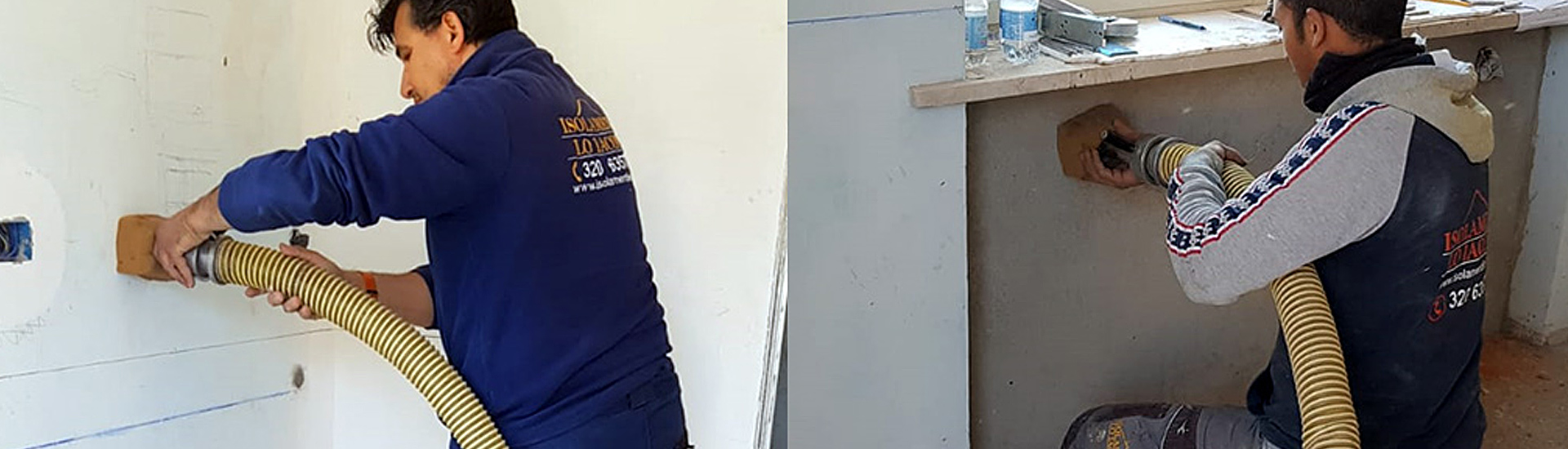 Isolamento con insufflaggio di fibra di cellulosa di legno Torino e Provincia Isolamento con insufflaggio di fibra di cellulosa di legno Torino e Provincia
